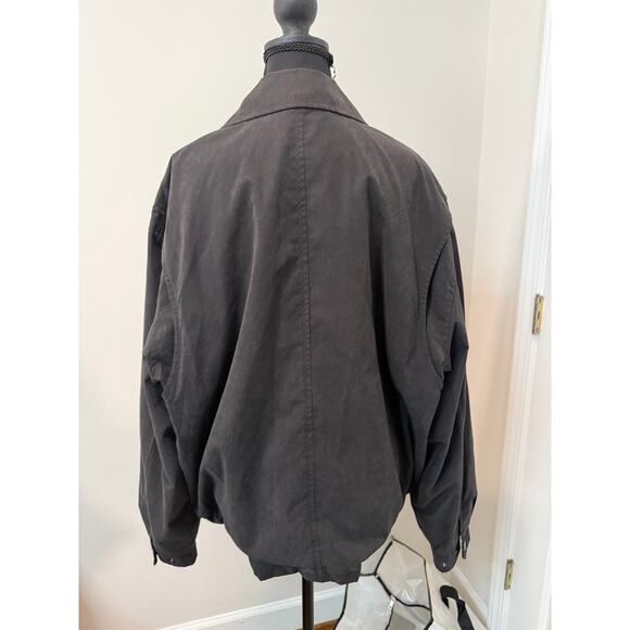 London Fog Men's Golf Jacket in Black - Picture 2 of 3